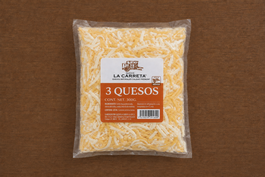 Mix comercial de Quesos La Carreta